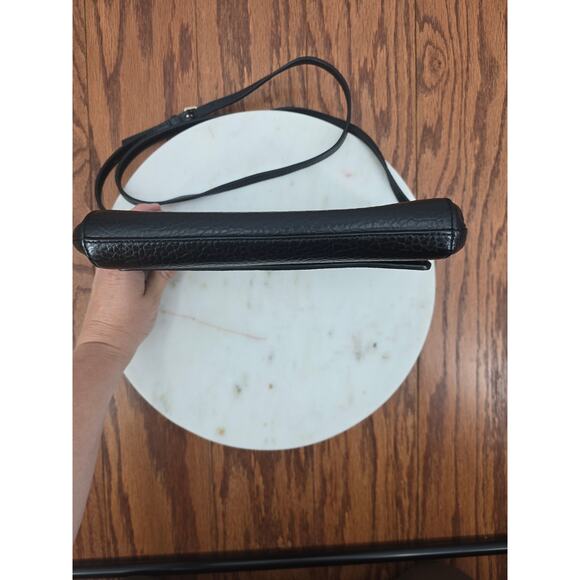 Kate Spade Perri Lane Greer Black Leather Lattice Laser Cutout Crossbody - Picture 4 of 7